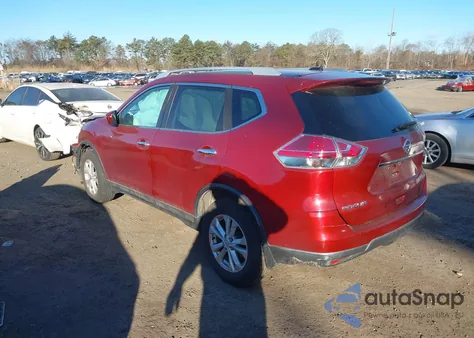 2016 Nissan Rogue Sv z USA, uszkodzony, nr VIN 5N1AT2MV4GC877981